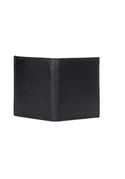 Tuldar Erkek Deri Bozuk Para Hazneli Kartlık Cüzdan 10x12cm Tul515 Siyah - Gri