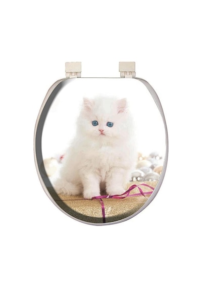 Softy Classic Desenli Yumuşak Klozet Kapağı Beyaz 8691580104985
