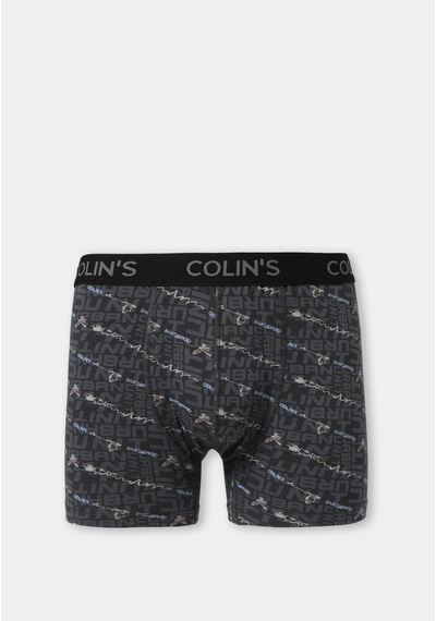 Colin's Colins Standart Fit Baskılı Erkek Antrasit Boxer Cl1083291 Q1.v2 Ant