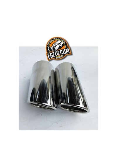 76 Mm. Tekli Somunlu Krom Egzoz Eksoz Ucu Volkswagen Passat Uyumlu 1 Adet