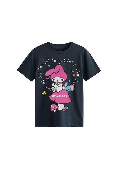 Sea Bubbles Kuromi Kız Çocuk Tişört St08795 Lacivert