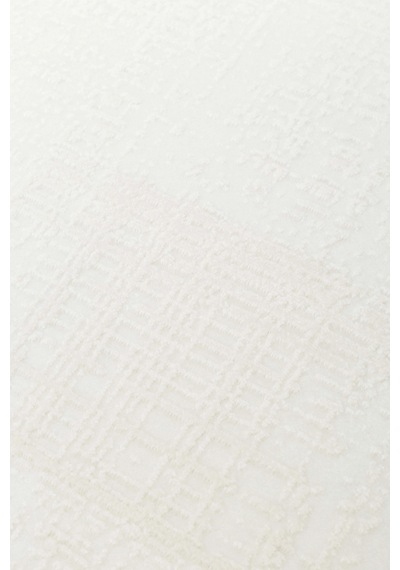 Eko Halı Pera 01 White Akrilik Yıkanabilir Kaymaz Tabanlı Modern Halı Beyaz