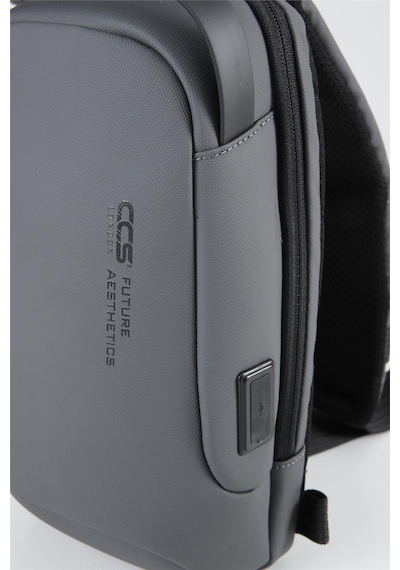 Ççs 51465 Tek Askılı Çapraz Çanta Gri