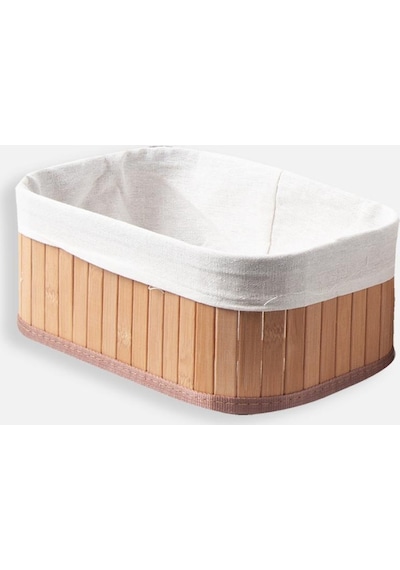 Bambu Katlanır Çok Amaçlı Sepet 35X25X14