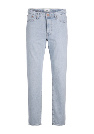 Jack & Jones Erkek Relaxed Fit Yüksek Bel Jean - Chris - 12254099 Blue Denim