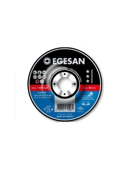 Egesan 115x6x22 İnox Çapak Alma Taşı