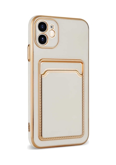 Apple Uyumlu iPhone 12 Zore Bark Kartlıklı Kapak