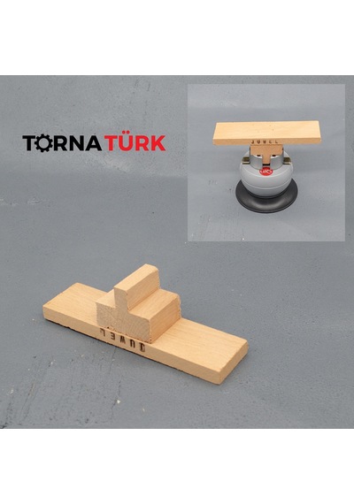 Ahşap Malafa Bileklik Rokelası - Top Mengene Düz Malafası Şekillendirme Aparatı Metalik