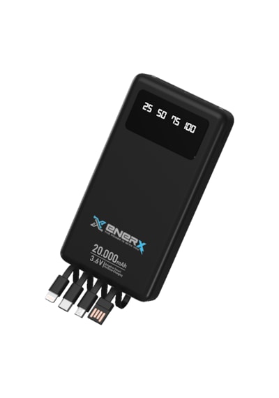 Enerx Enr-p20dc 20.000 Mah 2.1 A Dahili Kablolu Powerbank