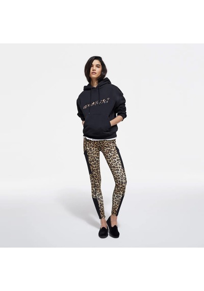 The Kooples Kadın Baskılı Siyah Sweatshırt