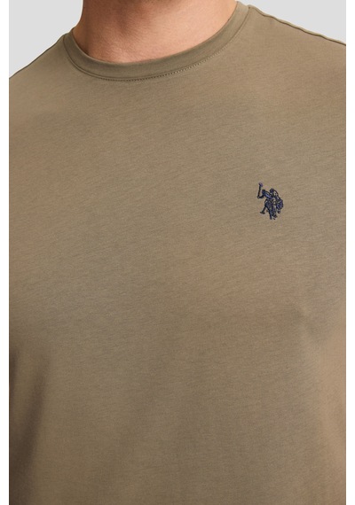 U.S. Polo Assn. U.s. Polo Assn. Erkek Haki Tişört Basic 50322518-vr027