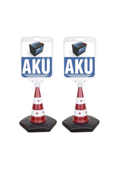 Akü Temalı Uyarı ve Yönlendirme Dubası 2 Adet