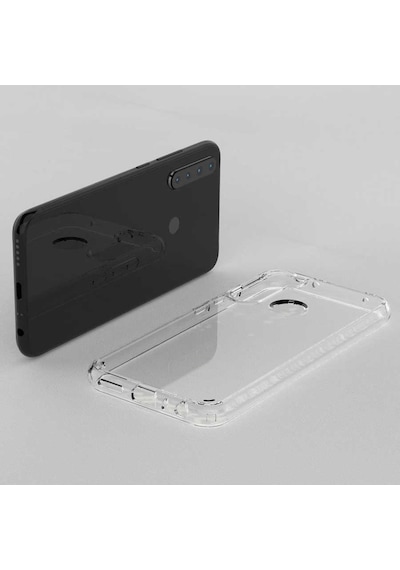 Xiaomi Redmi Note 8 Kılıf Zore Coss Şeffaf Sert Silikon Kılıf Renksiz
