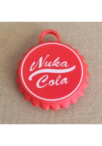 Fallout Nuka Cola Temalı Airtag İle Uyumlu Kılıf Anahtarlık