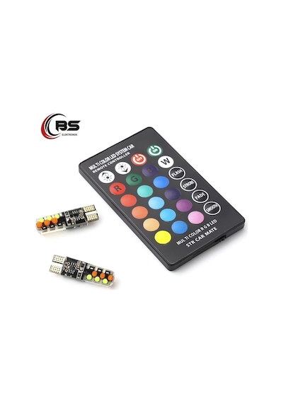 T10 Led Kumandalı Rgb 16 Renk Ve Çakarlı Seçeneği Park Lambası 426506183