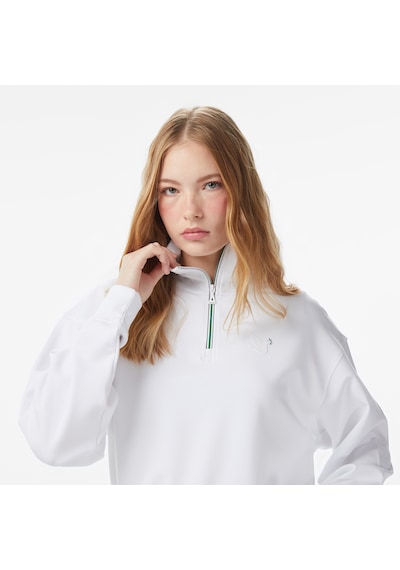 Anta Iconic Kadın Beyaz Yarım Fermuarlı Sweatshirt 862538711 Beyaz