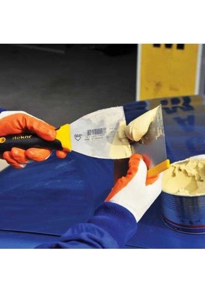 Dekor 028 Profesyonel Macun Ispatulası Plastik Saplı 14cm