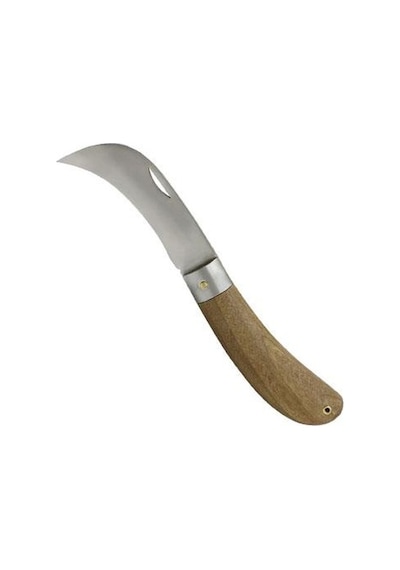 Aşı Bıçağı Eğri Uçlu Bağ Bıçağı Çakısı + Aşı Bandı + Aşı Macunu 3'lü Set