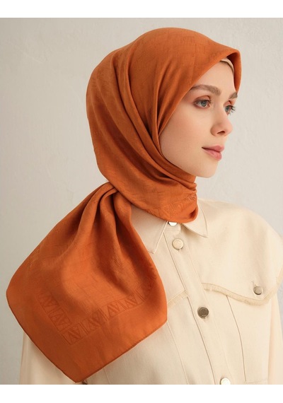 Armine S00oa0444439 43 Armine Pamora Eşarp 2 Turuncu