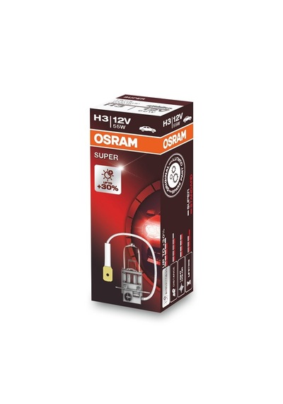 Osram 12v %+30 Fazla Işık H3 Süper Halojen Ampul 1 Adet