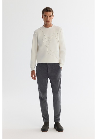 Avva Erkek Petrol Mavi Klasik Bel Kalın Fitilli Kadife Chino Relaxed Fit Pantolon A42y3017 Avva Erkek Petrol Mavi Klasik Bel Kalın Fitilli Kadife Chino Relaxed Fit Pantolon A42y3017