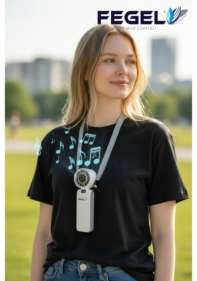 Fg-52 Bluetooth Hoparlörlü Taşınabilir Fan
