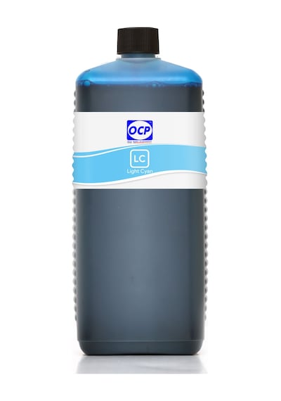 OCP HP 363 C8774EE Kartuş Mürekkebi 1000ml LC Light Cyan Açık Mavi Dye
