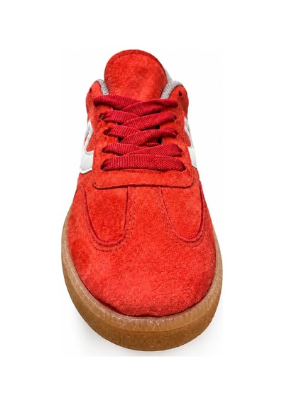 Papucumun Dünyası Unisex Süet Özel Gum Tabanlı Günlük Kullanıma Uygun Retro Sneaker Kırmızı Papucumun Dünyası Unisex Süet Özel Gum Tabanlı Günlük Kullanıma Uygun Retro Sneaker Kırmızı