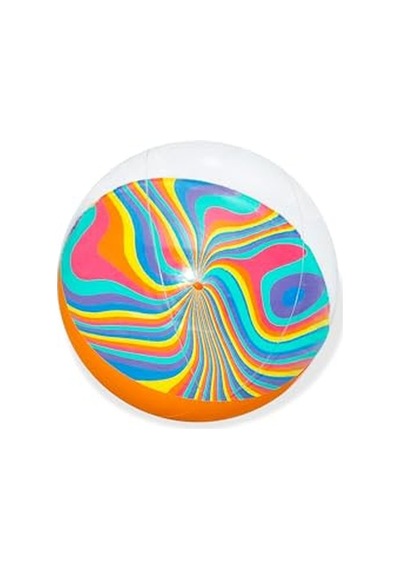Bestway Şişme Plaj Topu, Tie-dye Tasarım Çocuklar Ve Yetişkinler İçin Su Topu, 46 Cm