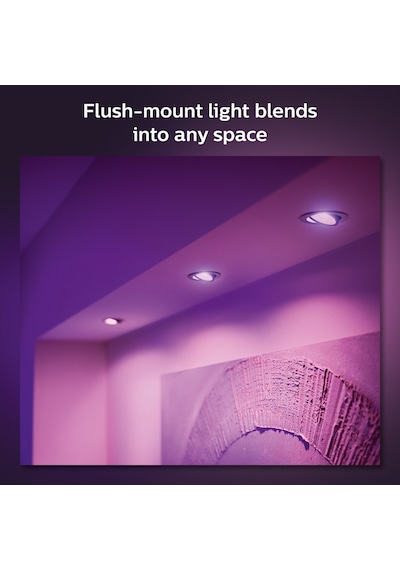 Philips Hue WCA Centura Akıllı Gömme 3'lü Spot 3x5.7W (Alüminyum)