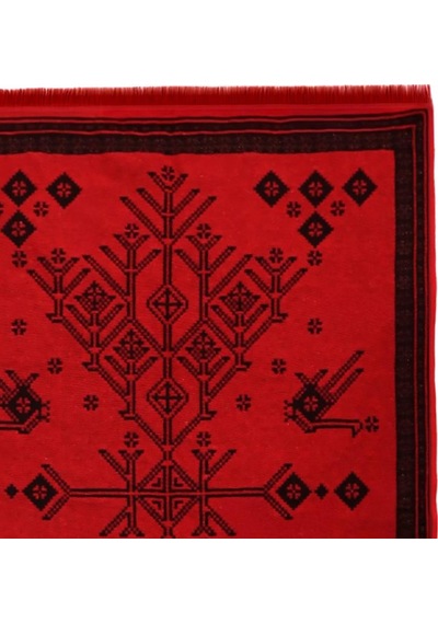 Bigghome Çift Taraflı Kilim, Makinede Yıkanabilir, Modern Desenli, 80 150 Cm, Sa25cy