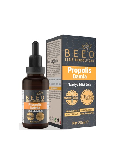 Beeo Propolis Damla 20 Ml - 3 Adet Tarı