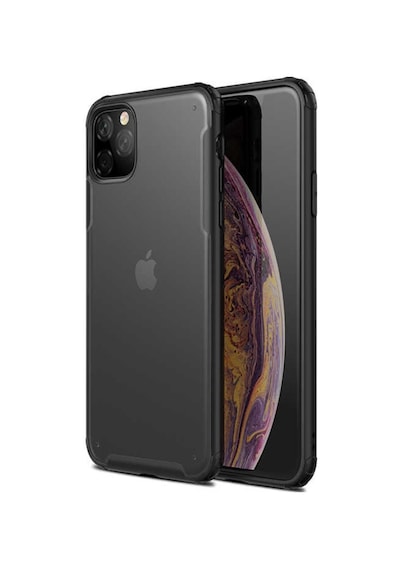 Apple Uyumlu iPhone 11 Pro Max Kılıf Zore Volks Kapak-Siyah