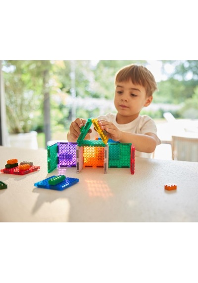 Cleverclixx Brick Tiles Pack Manyetik Bloklar, Intense 16 Parça