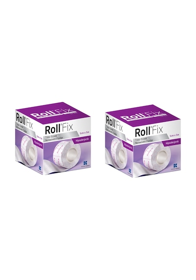 Roll Fix Esnek Flaster 5 CM x 5 M 2 Adet Roll Fix Esnek Flaster 5 CM x 5 M 2 Adet