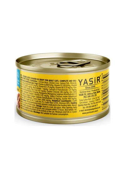 Bado Gurme Yaş Yetişkin Kedi Maması Somonlu 85 Gr 12 Adet