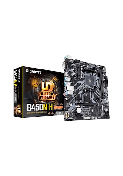 Gigabyte B450M H AMD B450 3600 MHz (OC) DDR4 Soket AM4 mATX Anakart