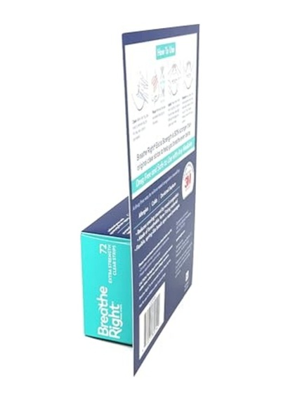 Breathe Right Extra Strength Burun Bandı Şeffaf Renk 72 Adet Erkek