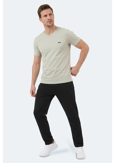 Slazenger Rıvaldo T Erkek Açık Gri Tişört