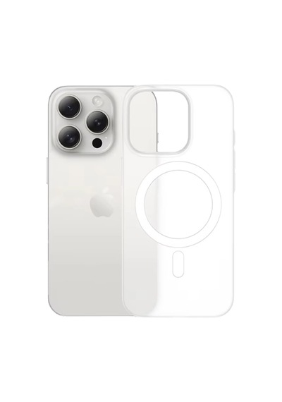 Piili Apple iPhone Uyumlu 16 Pro Ultra İnce Kılıf Magsafe 0, 4 Mm Mat Beyaz