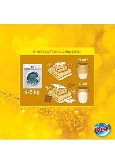Soft Konsantre Çamaşır Yumuşatıcısı Nergis 4 x 1440 ML