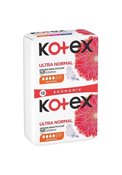 Kotex Ultra Double Normal 12'li 6'li Avantaj Paketi Mıchu