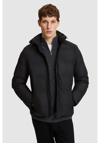 U.S. Polo Assn. Erkek Siyah Dik Yaka Fermuarlı Cepli Mont 50326210-vr046