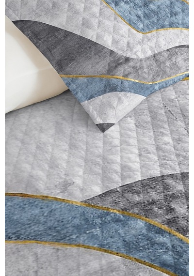 Geometrik Mavi Gri Genç Odası Tek Kişilik Pike Takımı - Modern Mermer Çizgili 160x220cm Yatak Örtüsü Masalsı Ot Solgunluğu Geometrik Mavi Gri Genç Odası Tek Kişilik Pike Takımı - Modern Mermer Çizgili 160x220cm Yatak Örtüsü Masalsı Ot Solgunluğu