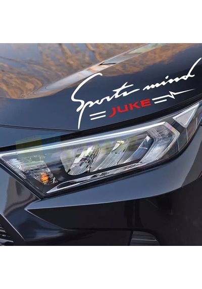 Nissan Juke Sport Mind Far Kaput Oto Sticker Yapıştırma Etiket