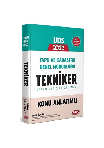 Data 2023 Gys Uds Tapu Kadastro Tekniker Konu Anlatımı Unvan Deği