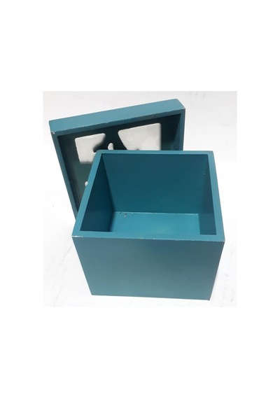 11x11x8cm Boyutlarında Ağaç Desenli Boncuklu Ahşap Hediye Kutusu Kaliteli Ahşaptan Üretilmiştir