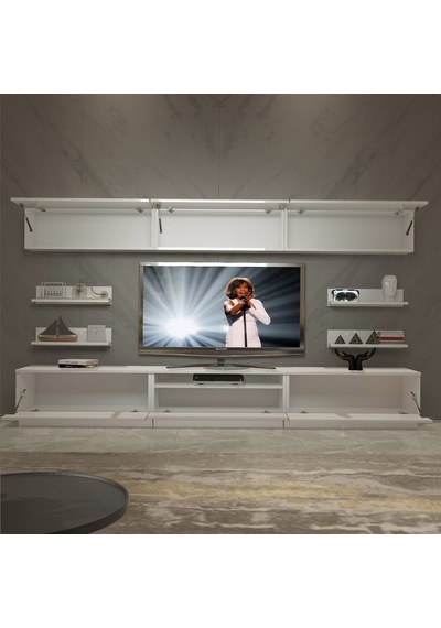 Decoraktiv Trendstyle 8ys Mdf Tv Ünitesi Tv Sehpası Beyaz