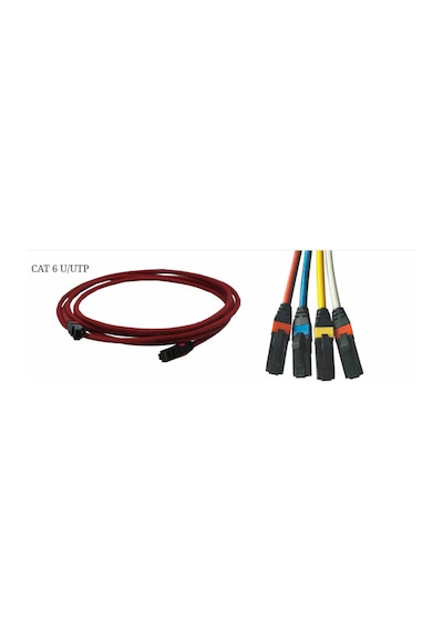 Erat Utp Cat6 1M 4X2X24# Ls0H Patch Cord Gri