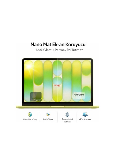 Apple Uyumlu MacBook Neo 13 İnç Mat Ekran Koruyucu 9h Nano Anti Glare